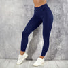 High waist leggings in charcoal gray, perfect for gym and yoga.