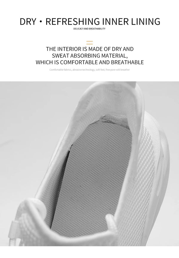 Men's walking sneakers featuring breathable mesh and cloud-like EVA comfort