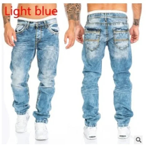 Midnight Rhythms sleek denim jeans in dark wash, perfect for urban explorers.