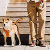 Classic red brown leather derby shoes with traditional lace-up closure