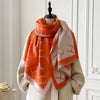 Designer cashmere shawl with a stunning floral design for winter wear.