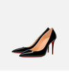 Elegant high heel pumps featuring pointed toe and sheepskin insole
