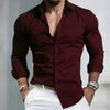 Wrinkle-resistant modal stretch shirt with classic collar for office professionals