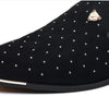 Durable rubber outsole of men's loafers, ensuring longevity and stability with every step.