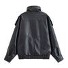 Chic black faux leather moto jacket for women, perfect for autumn evenings and stylish casual wear. Durable and fashionable.