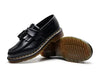 Black tassel loafers with a comfortable fit for everyday use.