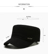 Gray flat military cap designed for durability and style.