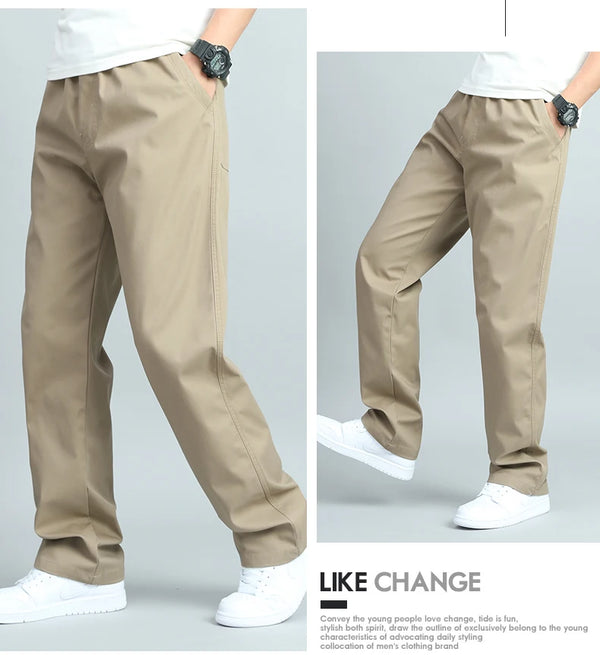 Men's casual cotton joggers perfect for active leisure and errands