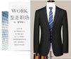 Elegant men's formal suit in light gray, suitable for summer events.