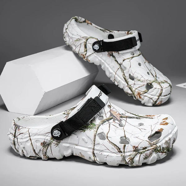 Men's non-slip sandals perfect for poolside, beach, and casual outings