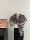 Vintage-Inspired French Square Scarf for Women