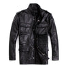 Tcyeek leather outerwear with a sleek design for city nights.