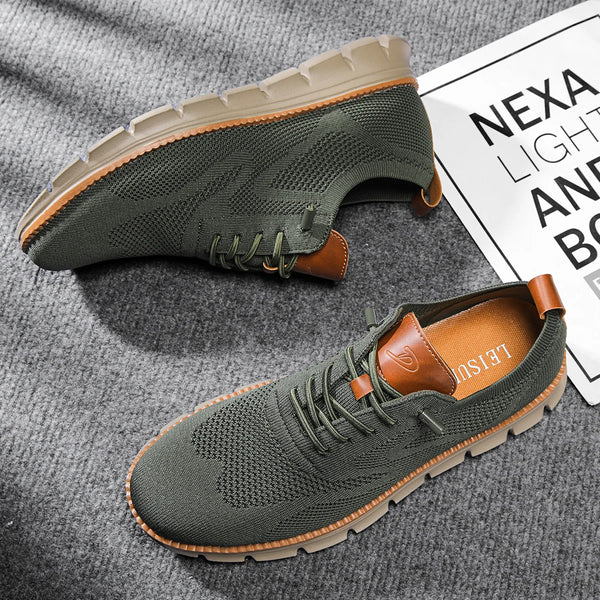 Men's athletic footwear offering breathability and slip-resistant performance