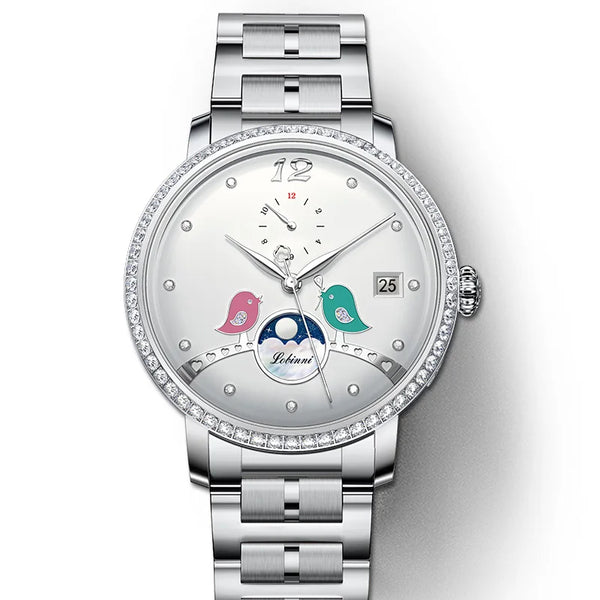 Timeless Whisper watch styled with formal attire, highlighting its role as a luxury women's watch.