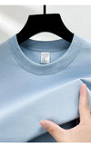 Everyday cotton essential tee in timeless solid color