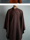 Zen robe with a relaxed silhouette, perfect for long meditation sessions.