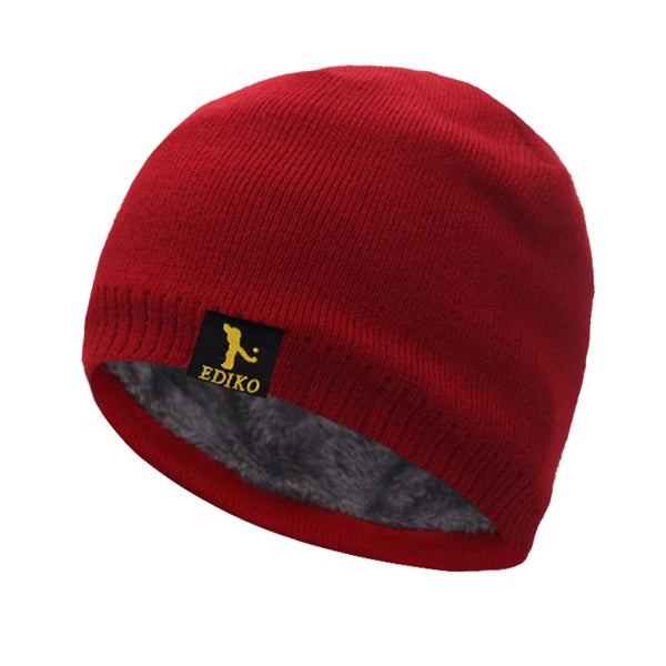 Bright teal Winter Whisperer Beanie, a fashionable choice for cold weather gear and winter accessories.