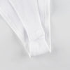 Close-up of polyester elastane blend fabric on bodysuit