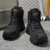 Men's breathable running shoes with PVC outsole for superior traction