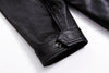 Cold weather gear: Tcyeek insulated leather winter jacket.