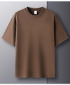 Essential 100% cotton solid tee for men's wardrobe