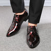 Cushioned EVA insole for comfort in elegant floral men's dress shoes.