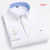 Oxford Confidence Shirt in soft pastel color, perfect for spring meetings.