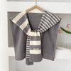 Stylish striped shawl, perfect for both casual and office wear.