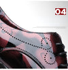 Stylish floral Oxford shoes with a chic design for modern men.