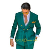 Elegant men's wedding suit, double-breasted 2-piece, tailored wool, perfect for grooms and formal occasions.