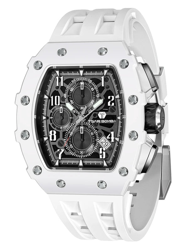 TSAR BOMBA watch in action during a sports event.