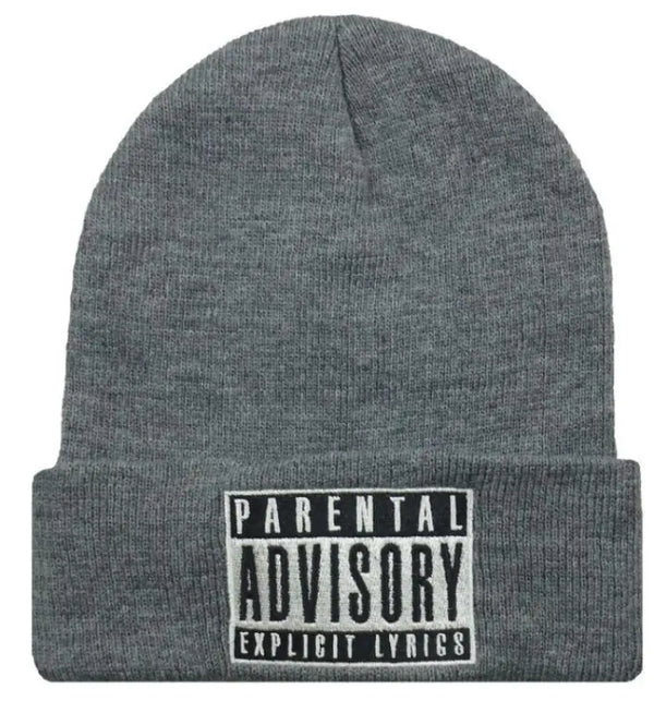 Model wearing Urban Pulse Knit Cap, highlighting its versatility in urban fashion.