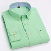 Back view of the tailored Oxford Confidence Shirt showcasing fit.