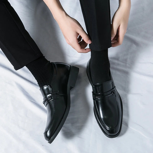 Fashionable loafers that enhance confidence in professional settings.