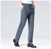 Elastic waist suit pants perfect for meetings and casual outings