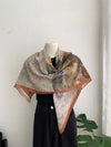 Machine washable vintage scarf, ideal for versatile styling and everyday wear.