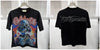Breathable sleeveless tee with bold rhinestone design for streetwear