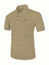 Men's breathable polo shirt with stretch fabric for all-day comfort