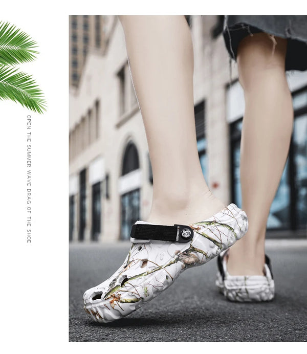 Men's summer sandals with featherweight feel and non-slip safety