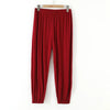 Comfy modal women's pajama pants with elastic waistband, ankle-length design, perfect for lounging and sleep in all seasons.