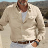 Premium Men's Linen Cotton Blend Shirt - Casual Style