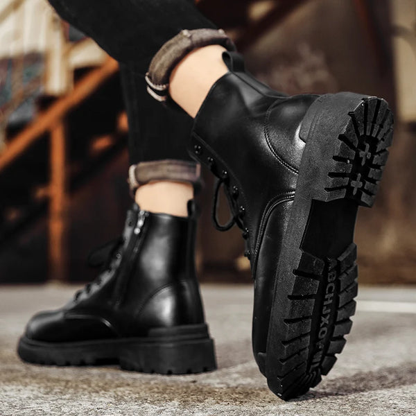 Stylish brown Trailblazer Boots designed for both urban exploration and outdoor adventures.