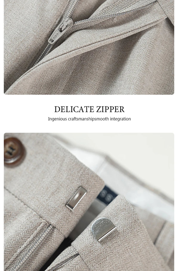 Midnight Poise suit with a pocket square, adding a touch of sophistication.