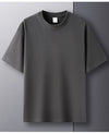 Essential men's cotton shirt in versatile solid pattern