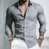 Professional white dress shirt with modal blend and all-day stretch comfort
