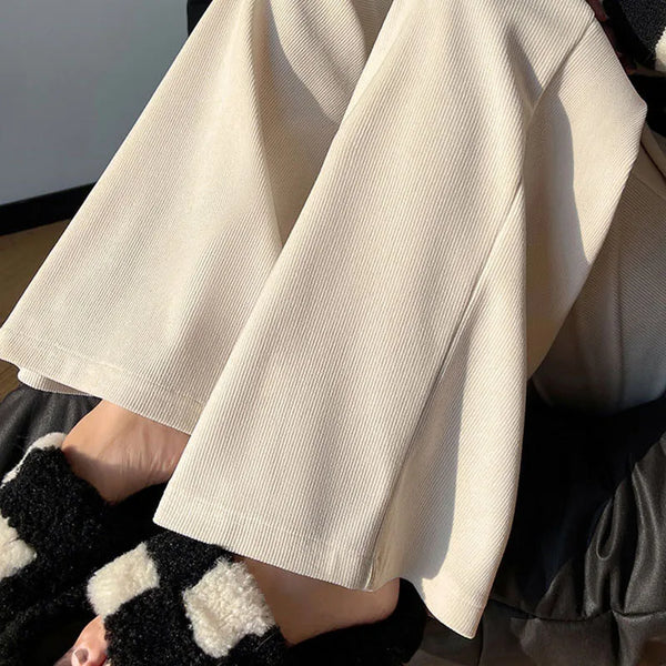 Close-up of textured corduroy fabric showing soft ridges and quality polyester broadcloth construction