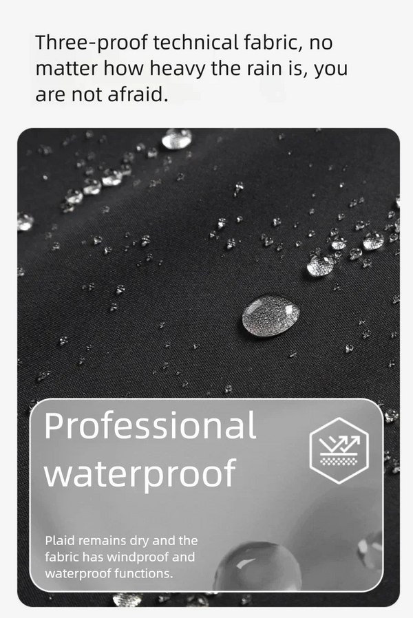 Men's waterproof hiking and urban windbreaker jacket, lightweight, oversized fit, perfect for outdoor adventures and city com