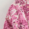 Versatile cotton blend jacket with unique pattern and flattering regular fit