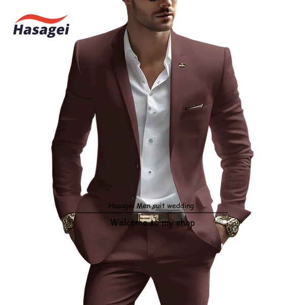 Elegant white summer suit for men, slim fit, notch lapel, perfect for weddings and business events, crafted from premium wool