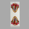 Warm scarf with a cultural design, perfect for chilly days and spiritual gatherings.
